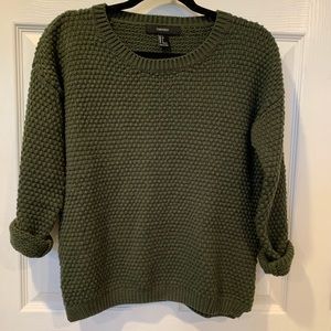 F22 waffle sweater 🌲